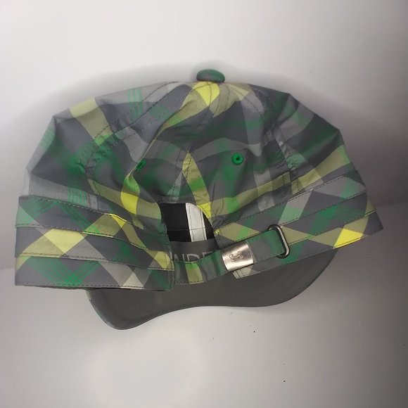 Women's Under Armour Plaid Grey/Green Hat- Adjustable- New Without Tags - Picture 4 of 6